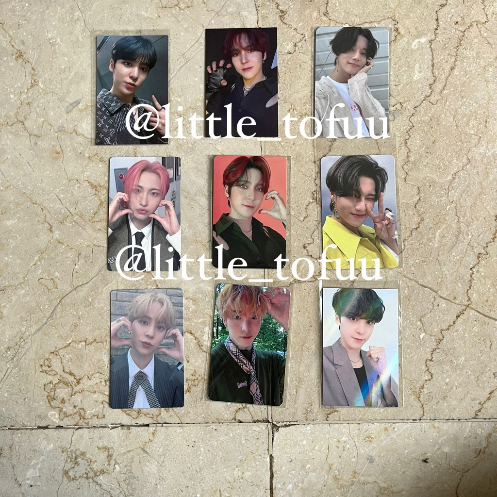 [official photocard] ateez yunho seonghwa wooyoung atz pob beatroad zero fever holo apple music