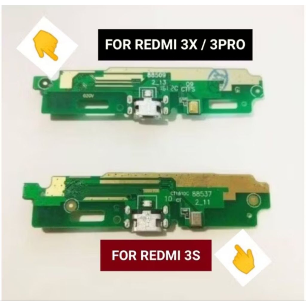 papan cas konektor cas ciaomi redmi 3 /3A / 3s / 3x/ 3pro original board cas pengganti