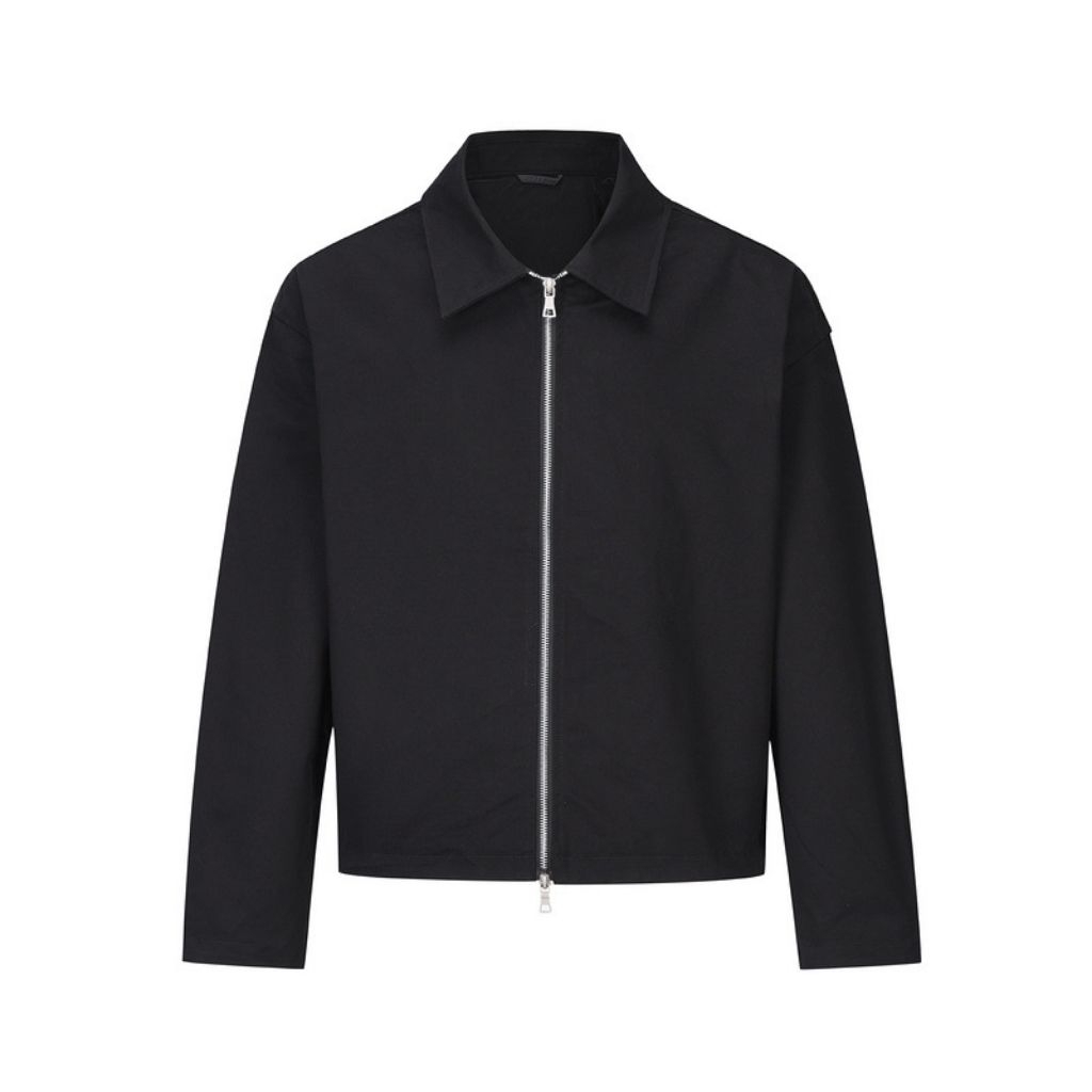CARECO Jaket Pria Crop Polos Jaket Crop Pria Trend Kasual