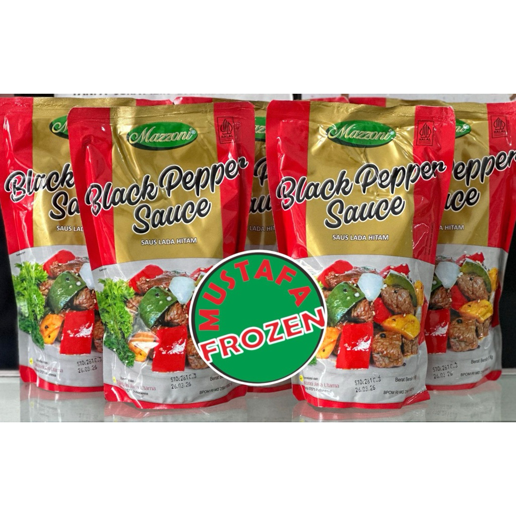 

Mazzoni Blackpaper Sauce 1kg