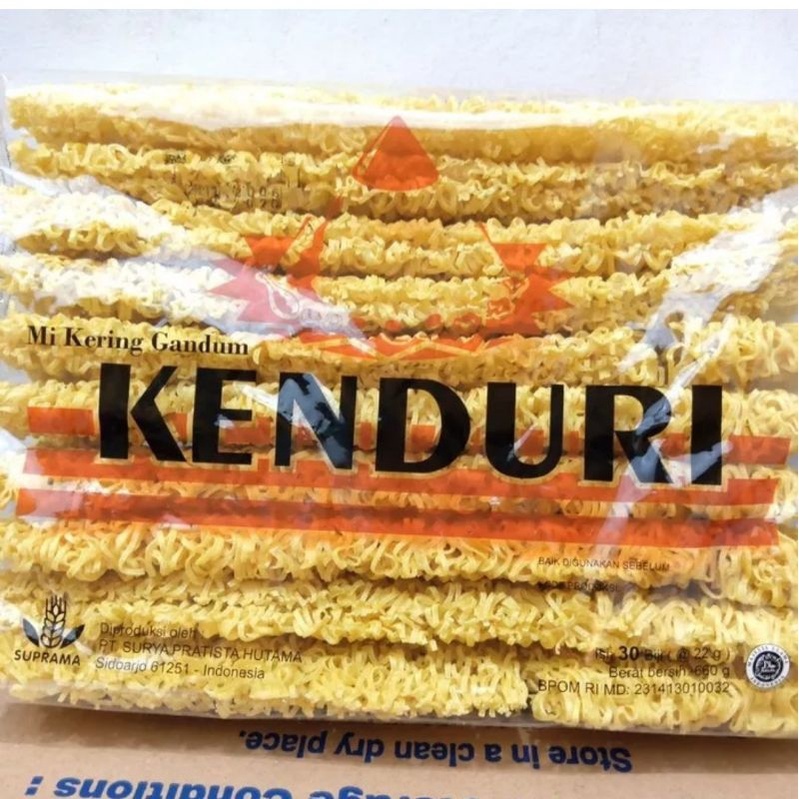 

mie kenduri oren kemasan 660gram produk suprama