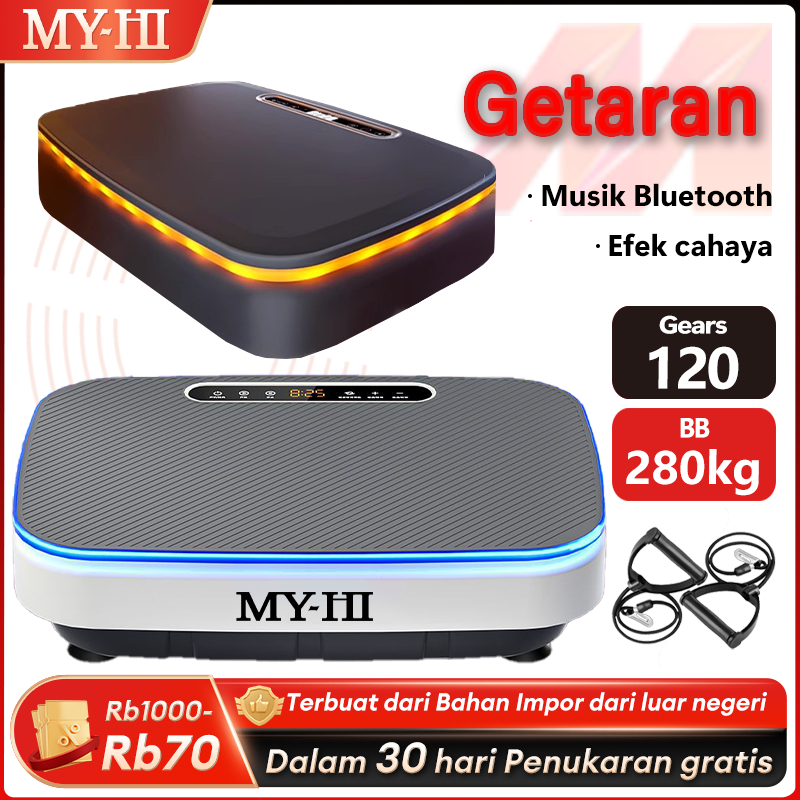 MY-HI Body Slimmer Alat Pelangsing Olahraga Getar Perut Alat Fitness Pelangsing Mesin Getar Mesin