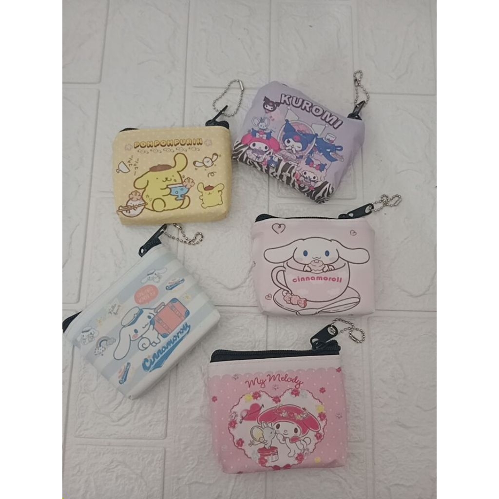 Dompet Koin Seleting Sanrio / Dompet Kartu Sanrio