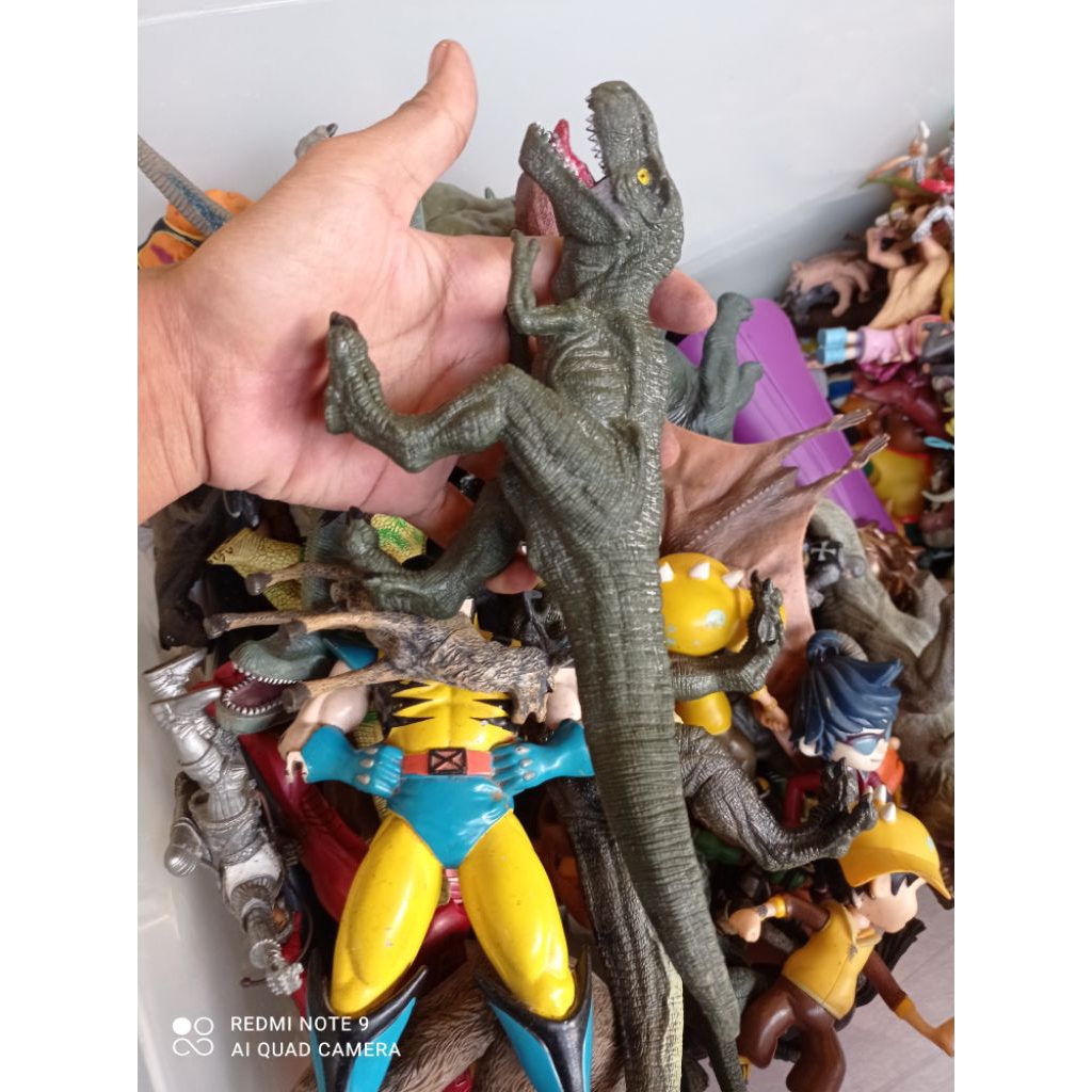 Figure Hewan Dinosaurus / T-rex - Artikulasi Rahang (Preloved)