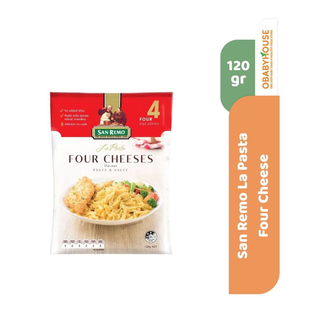 

San Remo La Pasta Four Cheese 120 gr