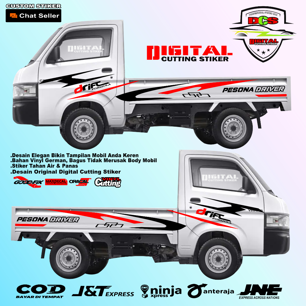 Stiker mobil pick up new carry sticker bodi mobil new carry stiker new carry stiker mobil pick up.