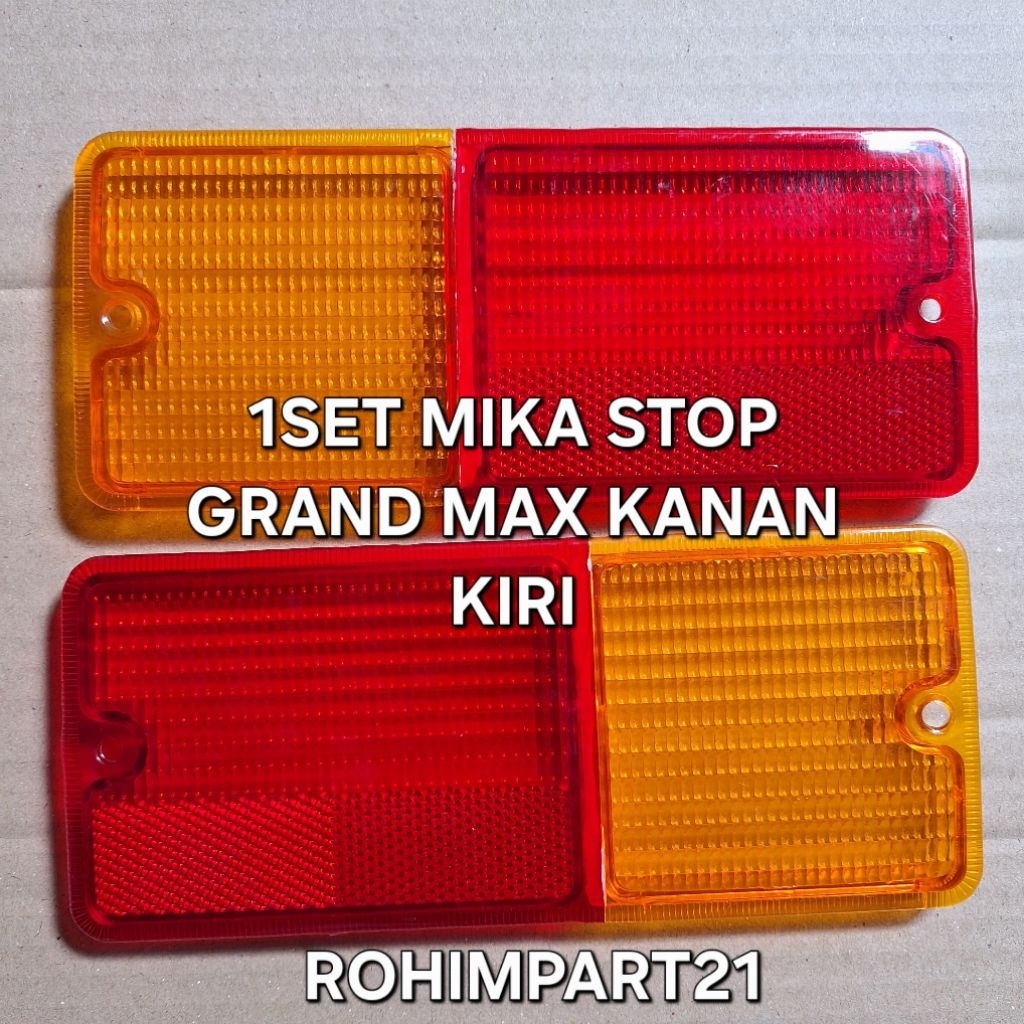 1SET MIKA LAMPU STOP BELAKANG DAIHATSU GRAND MAX PICK UP KANAN KIRI