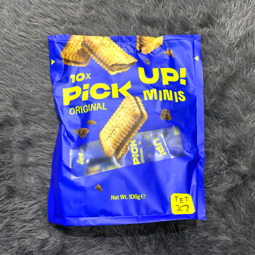 

Pick Up! minis wafer coklat original, milk choco