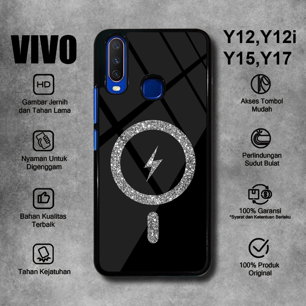 Vivo Case Hp Y11 Y12i Y12 Y15 Y17 Glossy Motif Magsafe Glitter Casing Untuk Vivo Hardcase Softcase