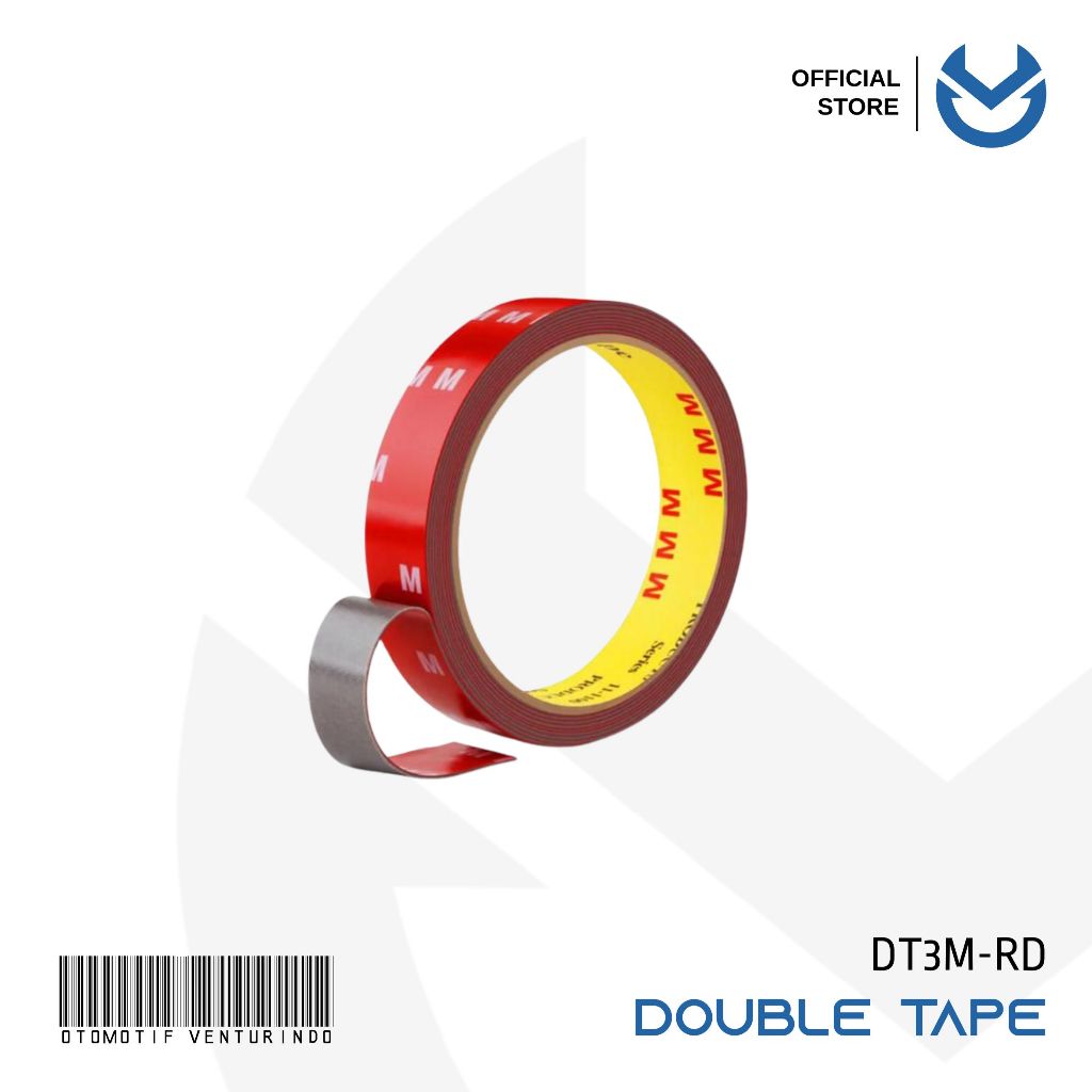 

OV Double Tape 3M Merah / Double Tape Super / Doubeltip