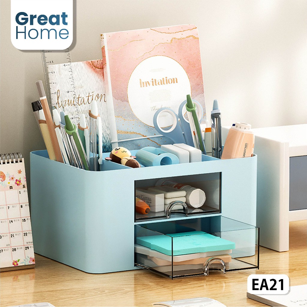 Murah Rak Dengan Laci Lucu/Rak Penyimpanan Aksesoris/Laci Meja Susun/ Rak Meja Serbaguna