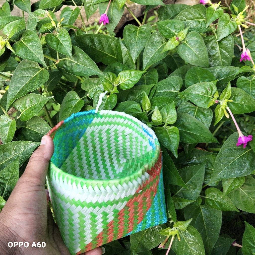 Wadah Cuci Beras / Saringan / Cobbhuk / Besek Anyaman Madura / Besek Anyaman Plastik