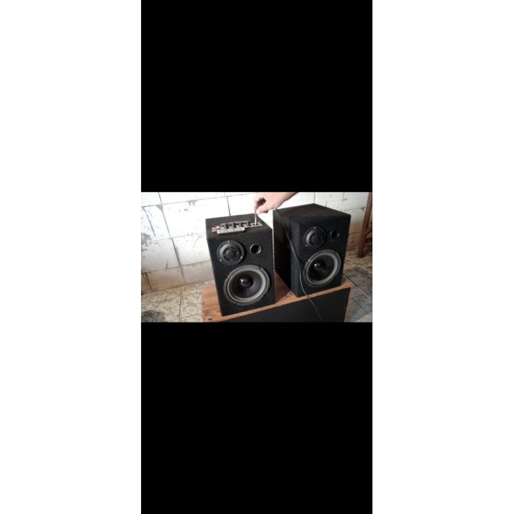 speaker aktif 6inch stereo acr karaoke bluetooth