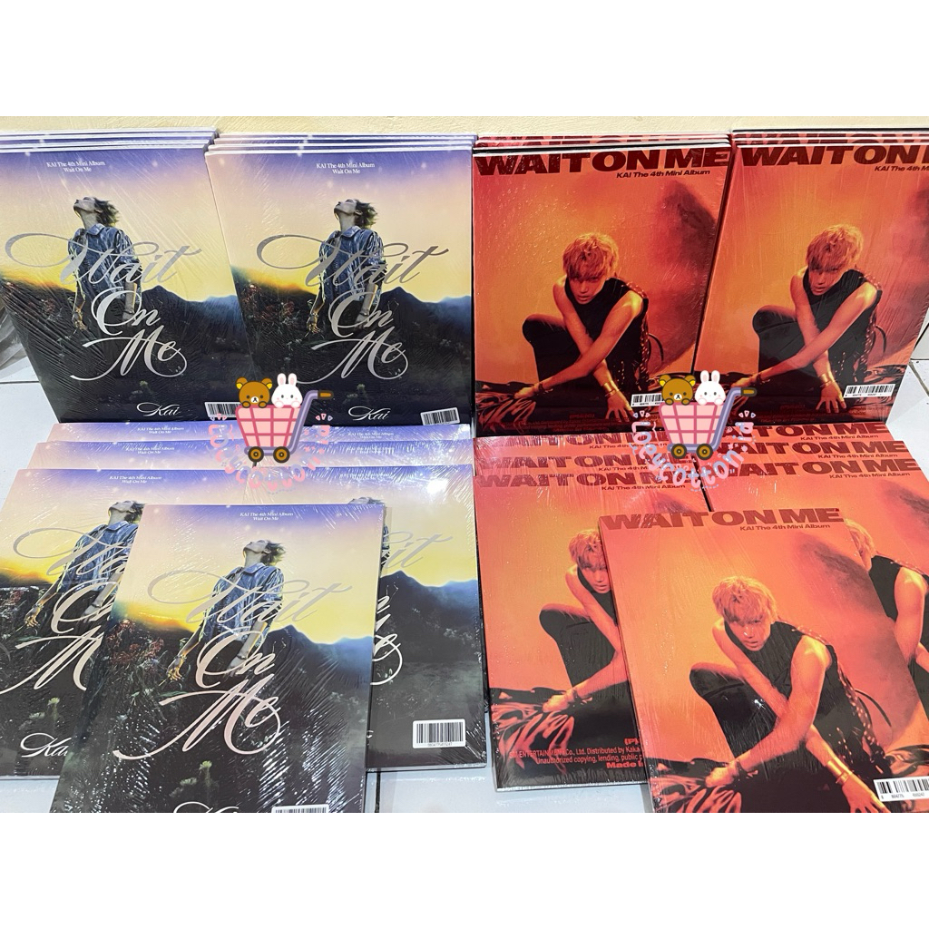 [READY STOCK] ALBUM KAI EXO SOLO WAIT ON ME PHOTOBOOK SEALED