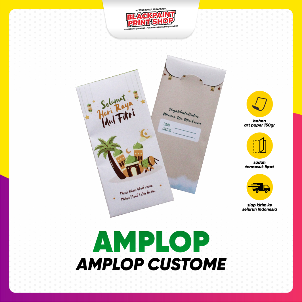 

Amplop Lebaran / Angpau Custom /Amplop THR