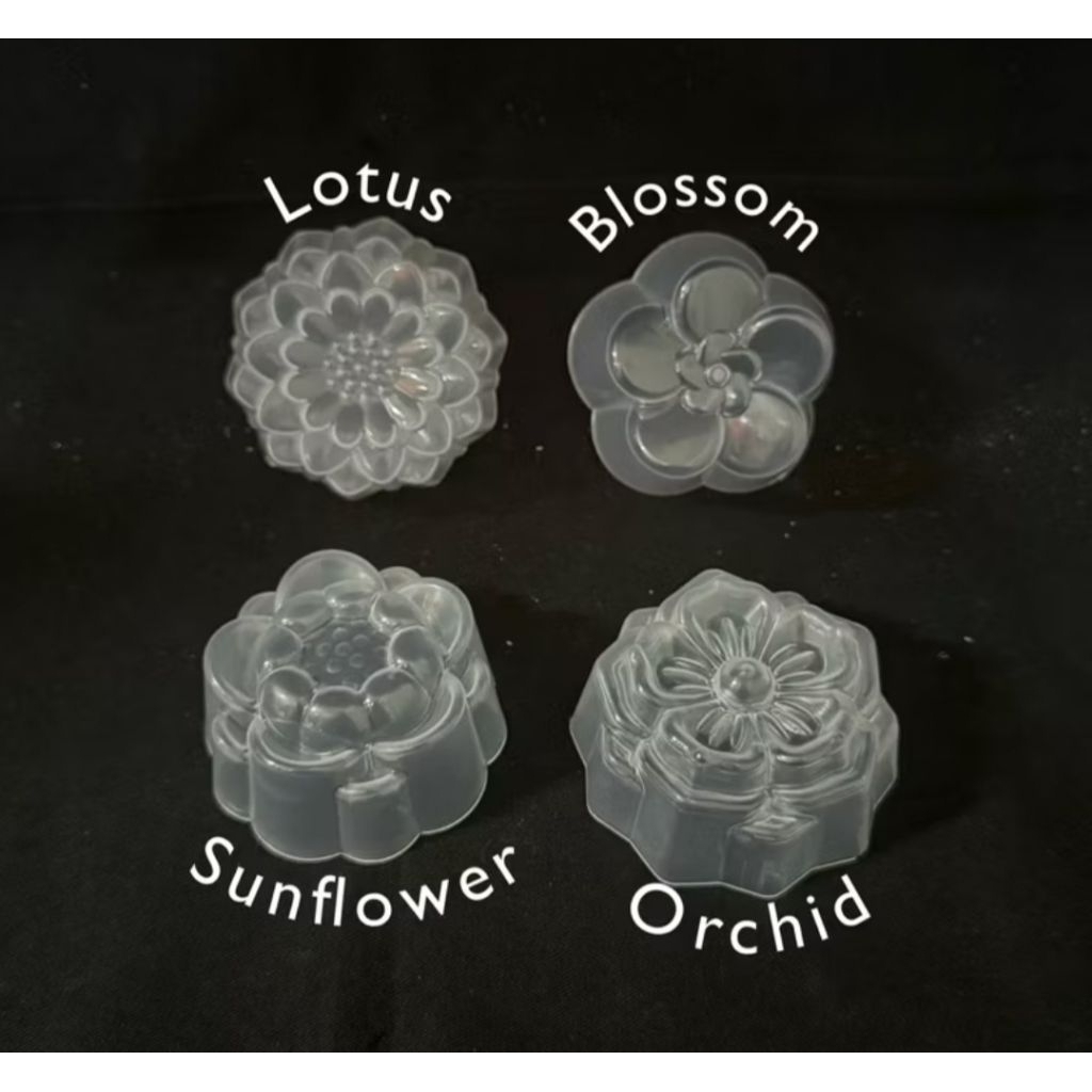 Cetakan Jelly Transparan / Cetakan Bento / Cetakan Agar Agar / Cetakan Agar Lotus / Sunflower