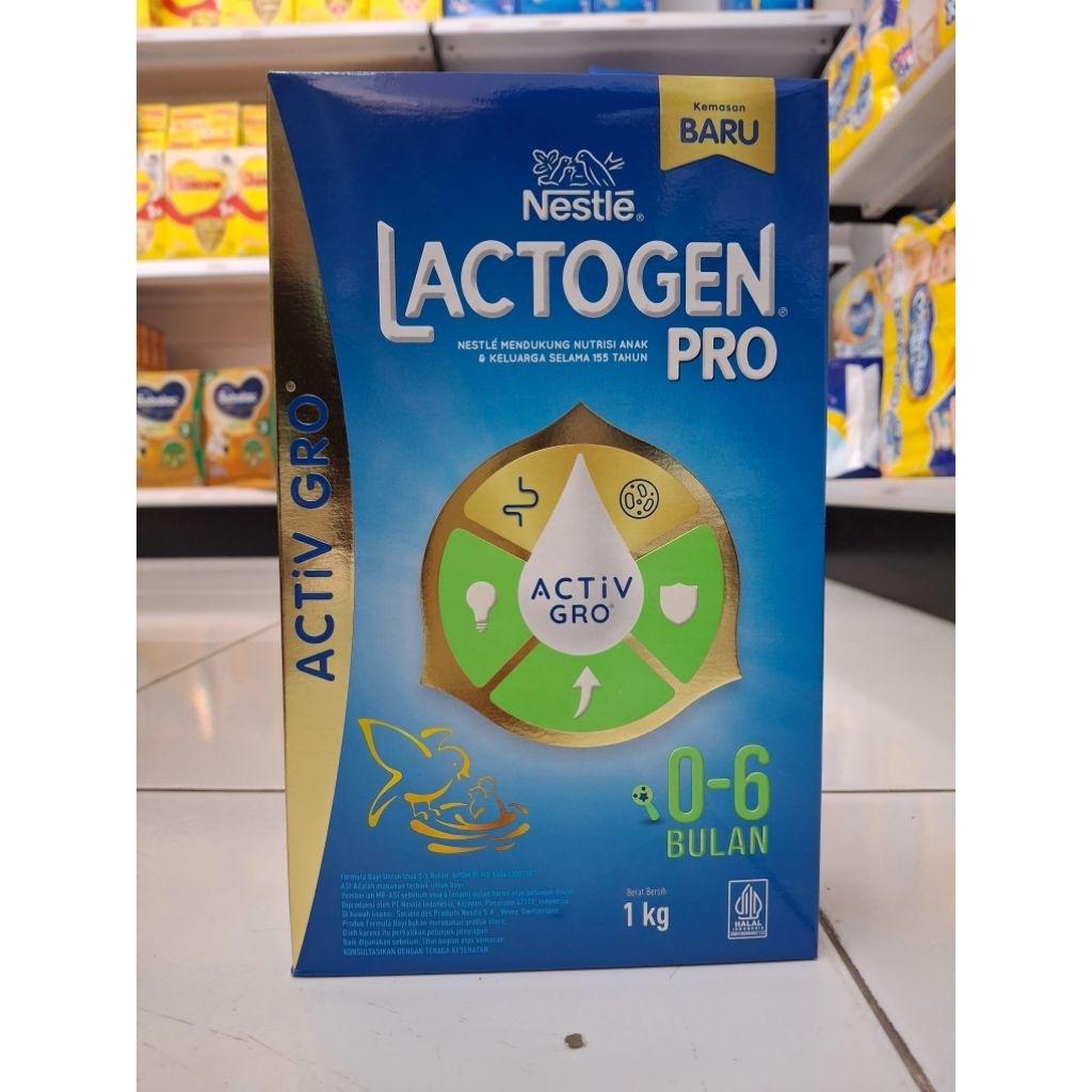 

Nestle LACTOGEN PRO 0-6 Bulan ACTiVGRO Susu Formula Original 1kg
