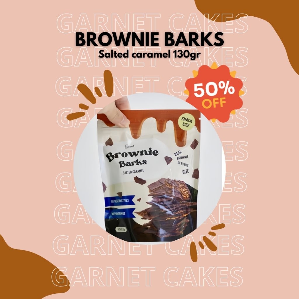 

Diskon 50% Brownie Barks Brownie Crispy Salted Caramel 70 gr
