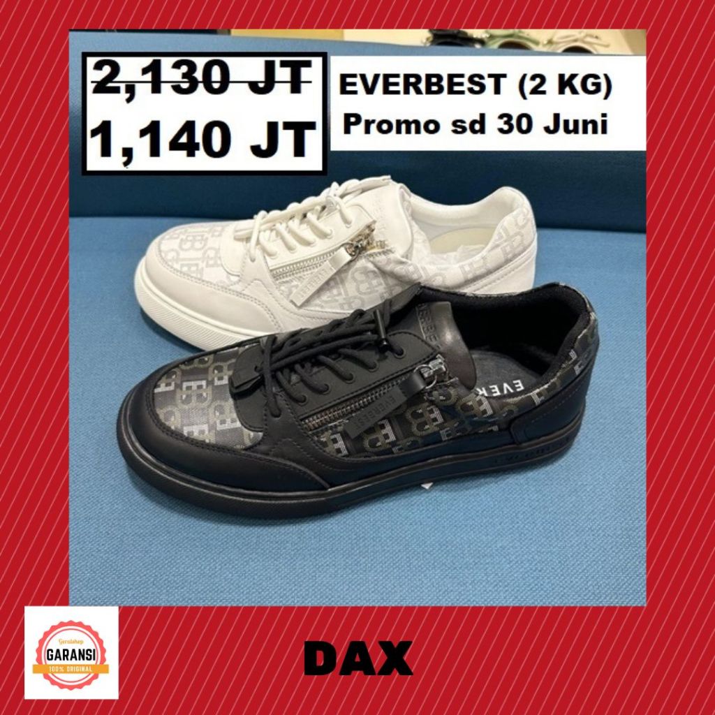 Sepatu sneakers pria EVERBEST seri DAX original sale