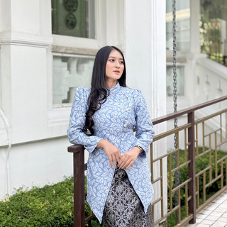 Delova Wardrobe - Set Kebaya JANGGAN Full Set By Request Jawa Kraton Modern Ayu Wisuda Lamaran Tunangan Bridesmaid Embos Jaguard Jacquard