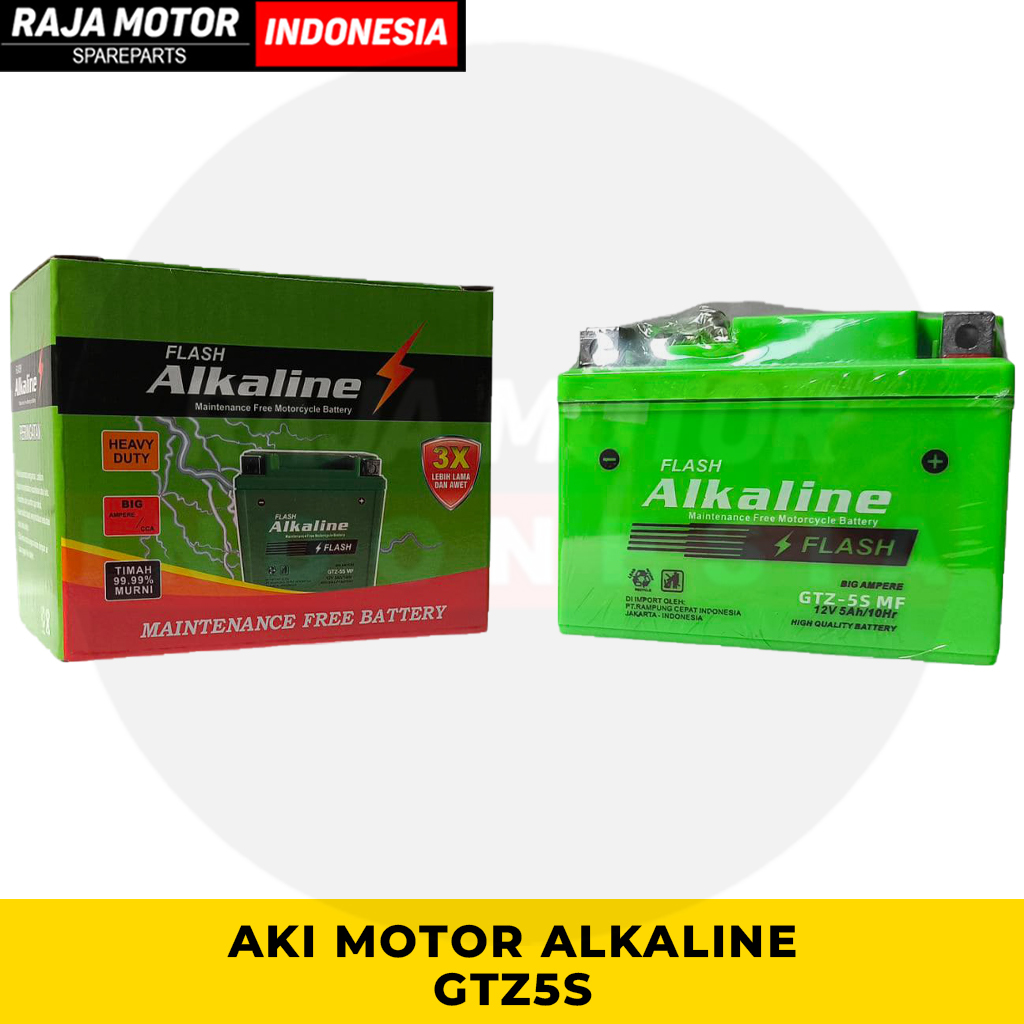 Aki motor beat AKI KERING - ALKALINE GTZ5S MF