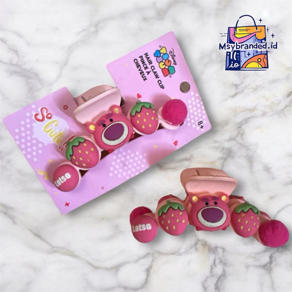MINISO LOTSO HAIR CLAW JEDAI JEPIT RAMBUT BESAR KARAKTER DISNEY