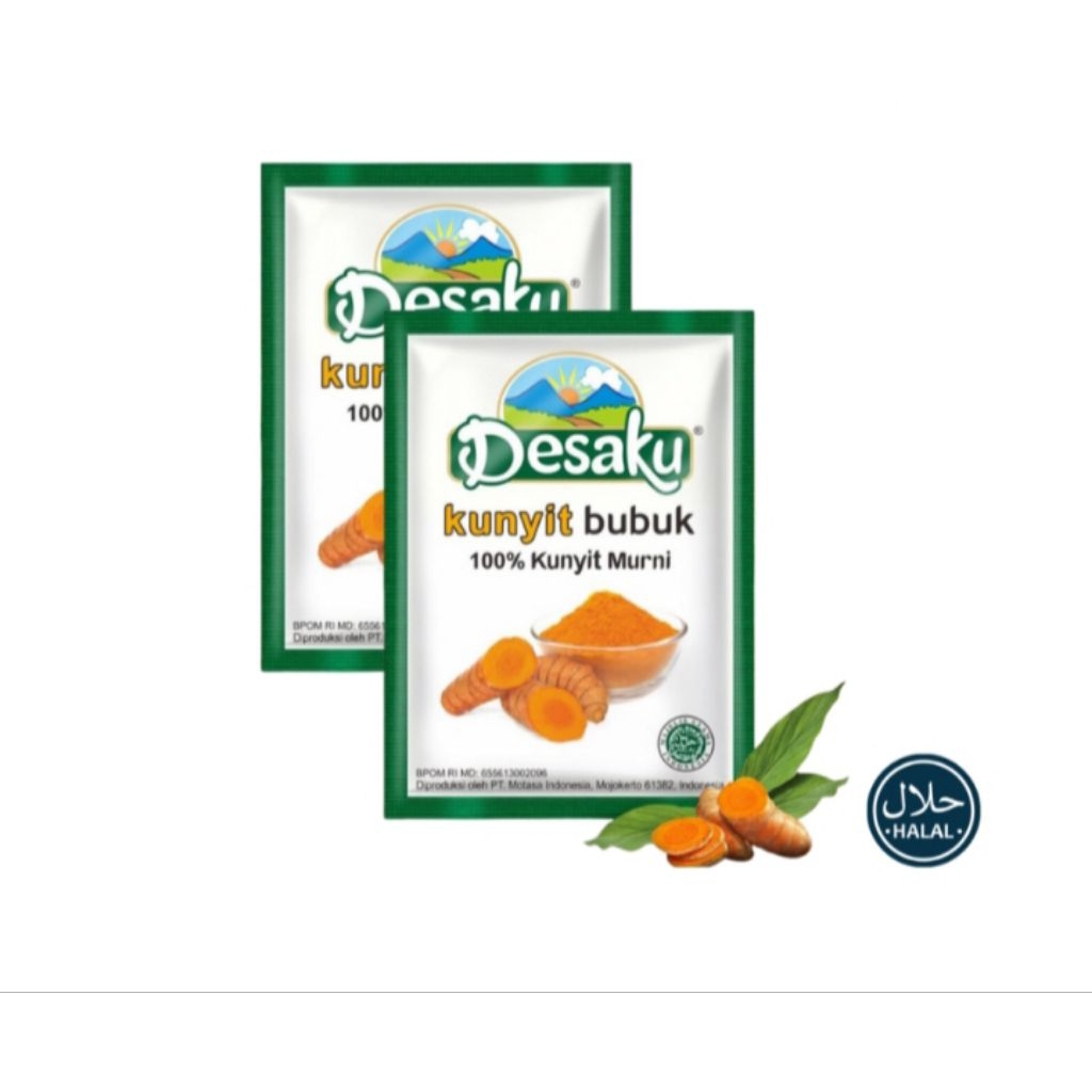 

Kunyit Bubuk Desaku 1 Renceng 12 pcs Bumbu Dapur Praktis dan Alami