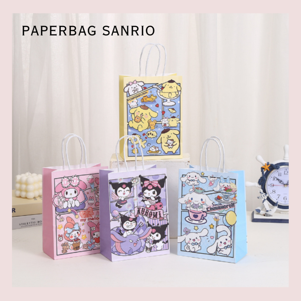 

PAPER BAG SANRIO TAS KADO ULANG TAHUN SANRIO TAS HAMPERS SANRIO TAS SOUVENIR SANRIO