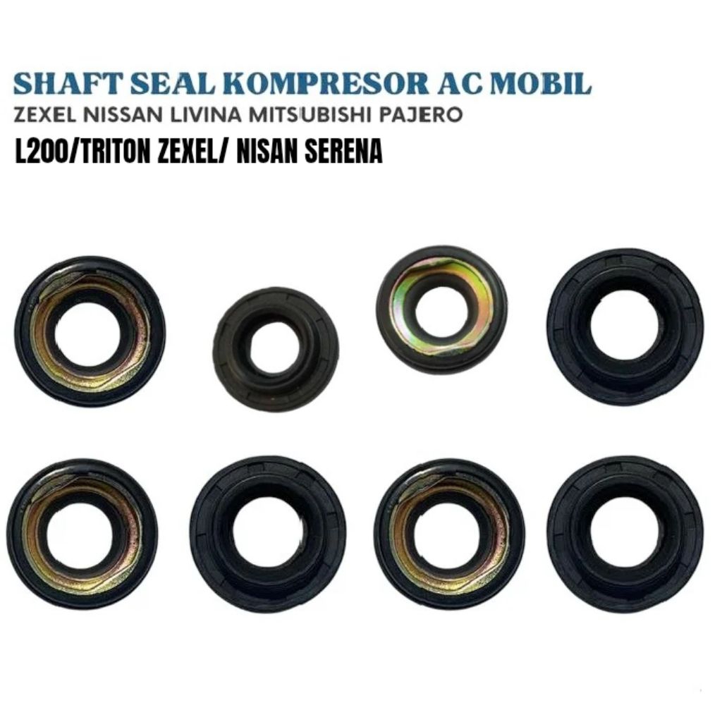 Shaft Seal As Compresor Ac Mobil Zexel Nisan Livina Mitsubishi Pajero sport L200/TRITON Zexel/Nisan 