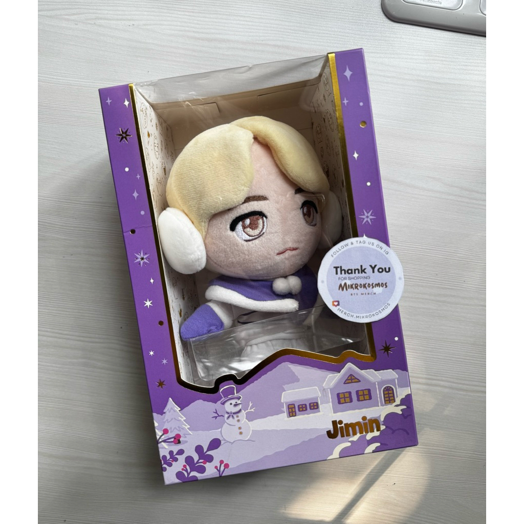 SALE OFFICIAL TINY TAN DOLL - JIMIN holiday edition SEALED