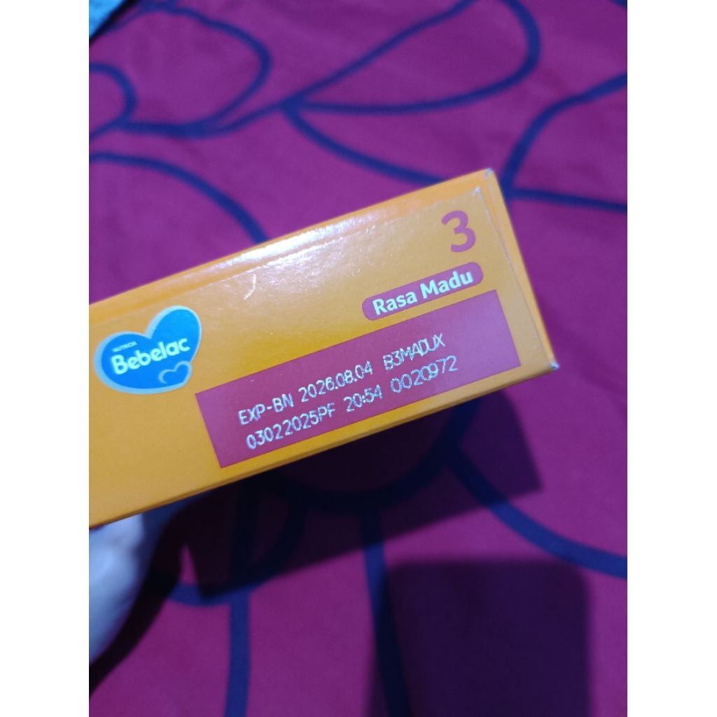 

Beb*lac 3 usia 1-3thn Rasa Madu