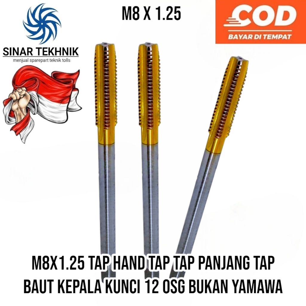 Tap m8x1.25 OSG