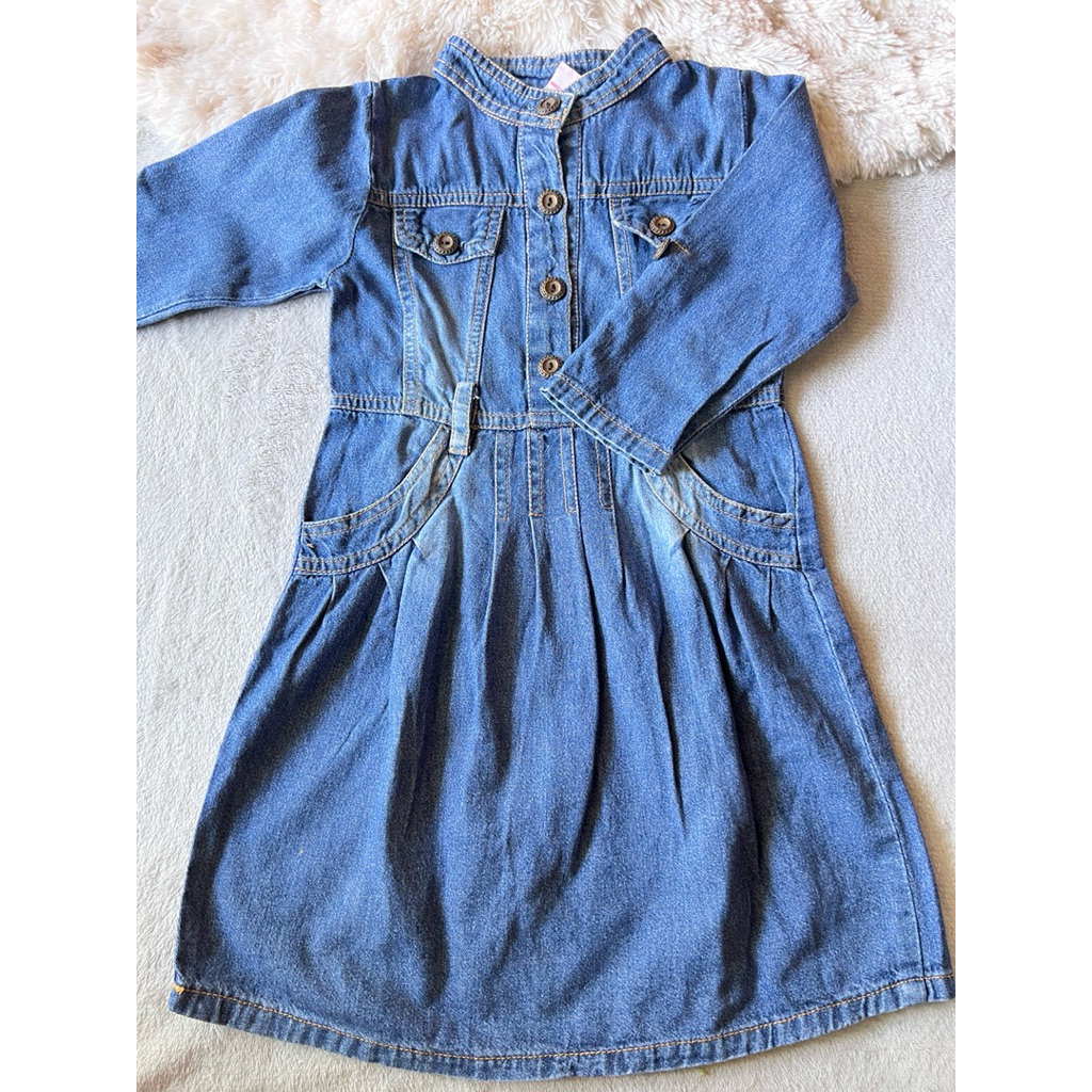 Tunik jeans anak 2 -3 tahun