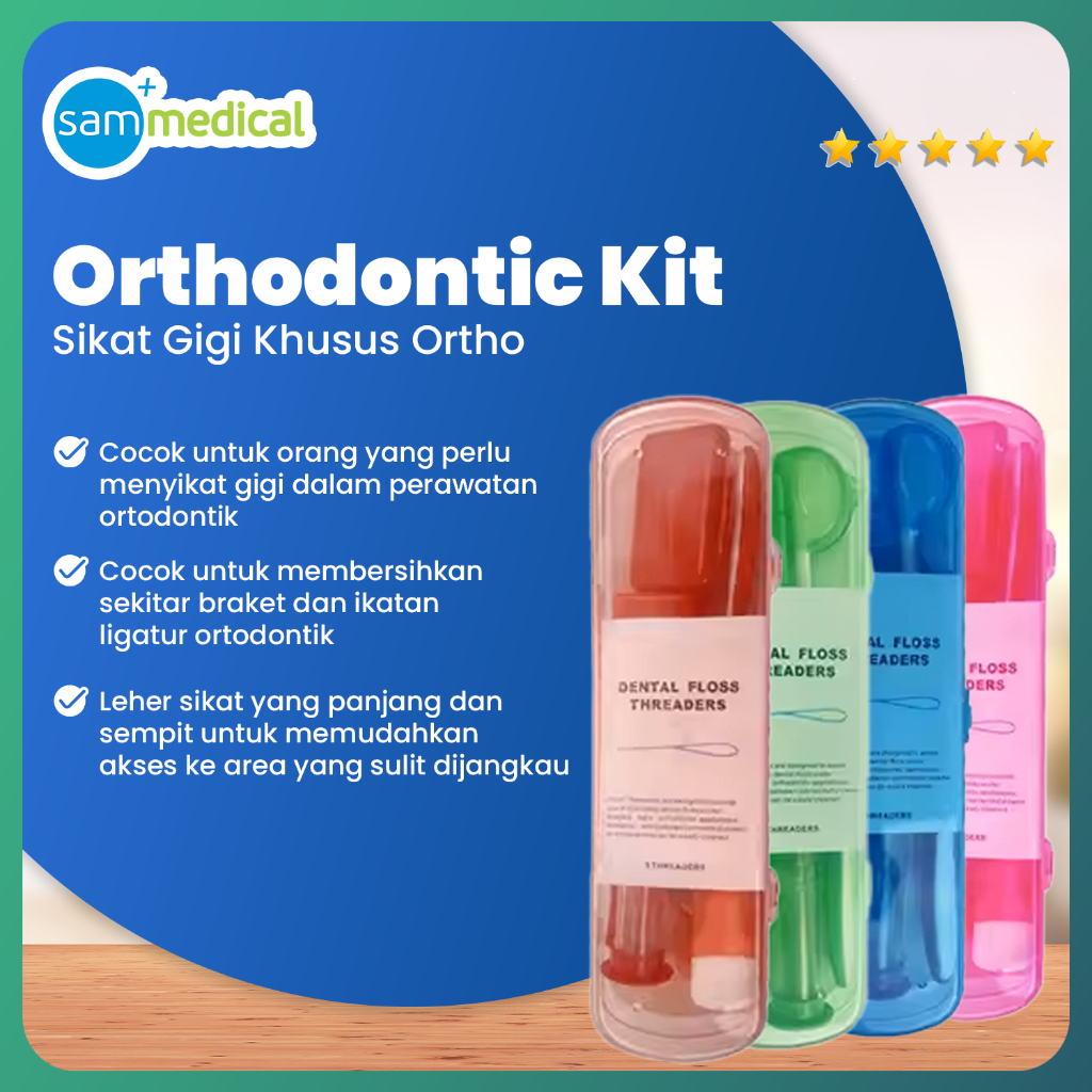 Orthodontic Kit - Ortho Kit - Sikat Gigi Khusus Ortho