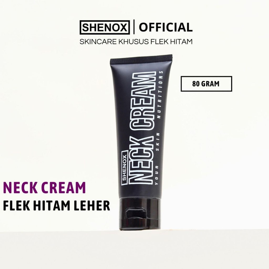 Shenox Neck Cream Flek Hitam Leher | Cream Pemutih Leher Paling Ampuh