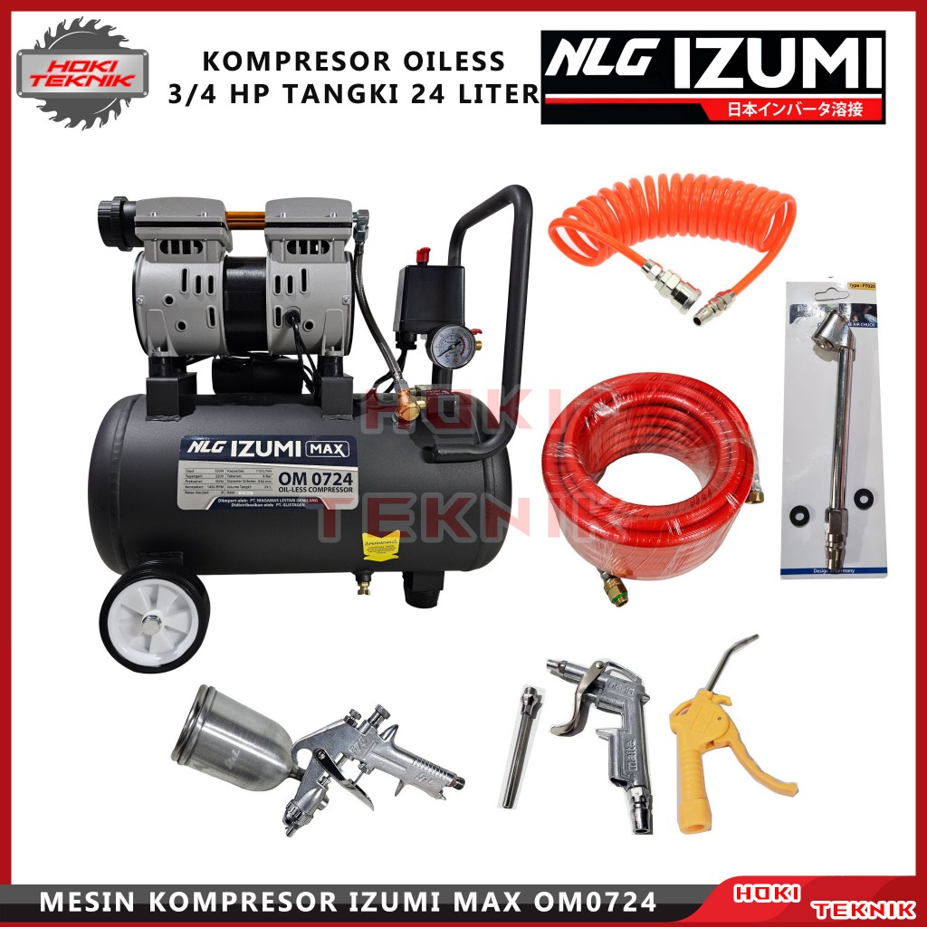 Mesin Kompresor Izumi Max 0724 Oilless