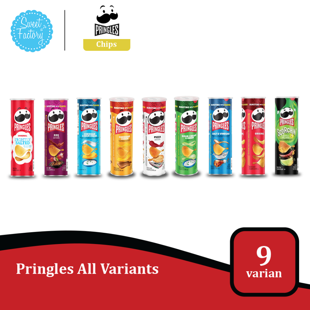 

Pringles 158gr Series - Pringles Makanan Impor USA