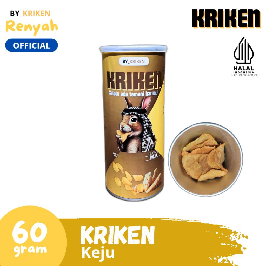 

Snack keripik kentang Rasa Keju by_kriken Renyah
