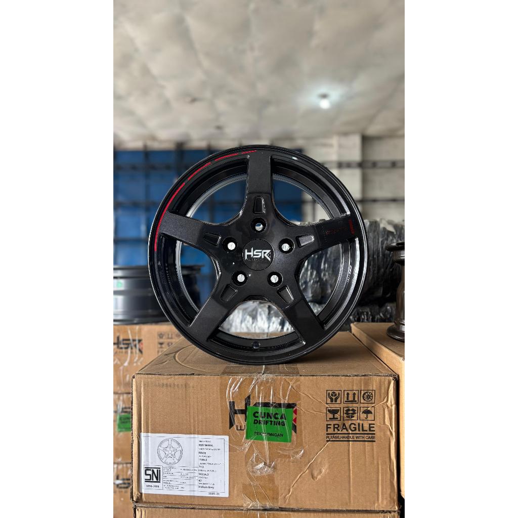 Velg racing hsr R15 baut 5 velg mobil ring 15 for ertiga granmax apv luxio innova