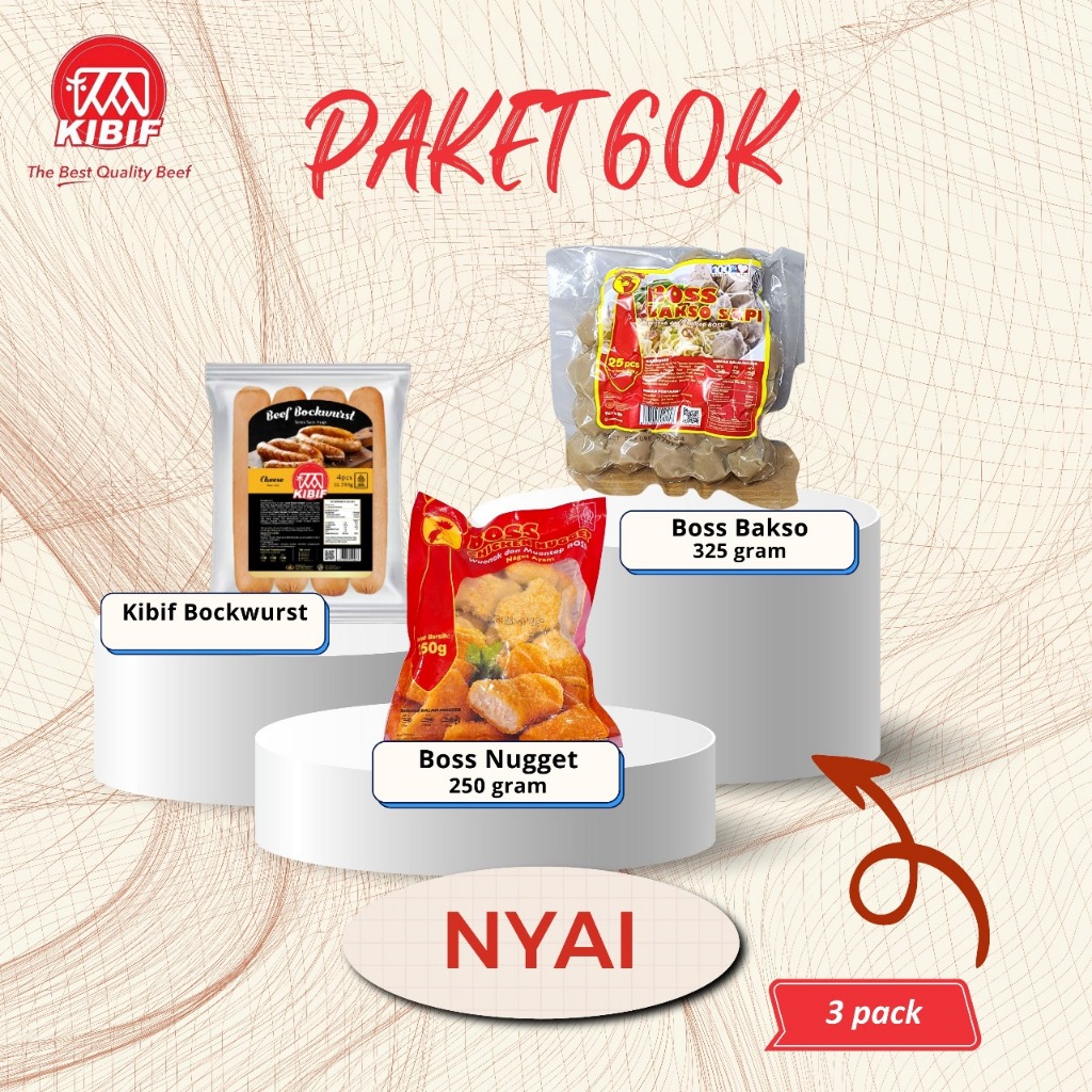 

PAKET NYAI KIBIF DAN BOSS 60K ISI 3