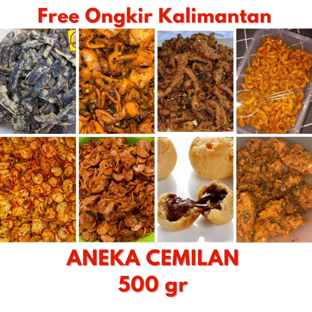 

Toko Cemilan Samarinda Basreng Pedas Daun Jeruk Kripca Kripik Kaca Seblak Makaroni Siomay Cimol SOSIS GORENG SOSRENG SOTONG PILUS AMPLANG Mie Gulung Kulit Ayam Balikpapan Kalimantan 500 gr