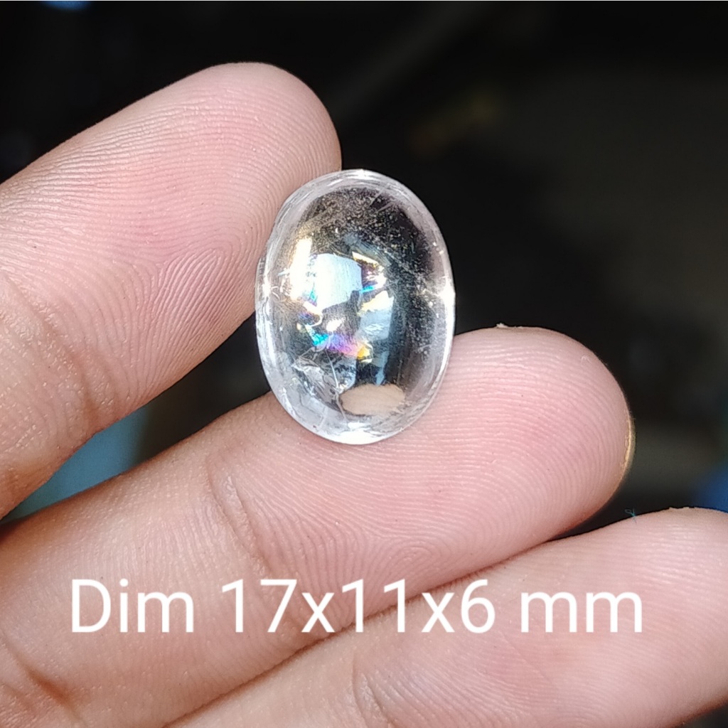 KECUBUNG PELANGI BENING NATURAL PUTIH cek batu lainnya yaman api wulung opal bacan permata kalimaya 