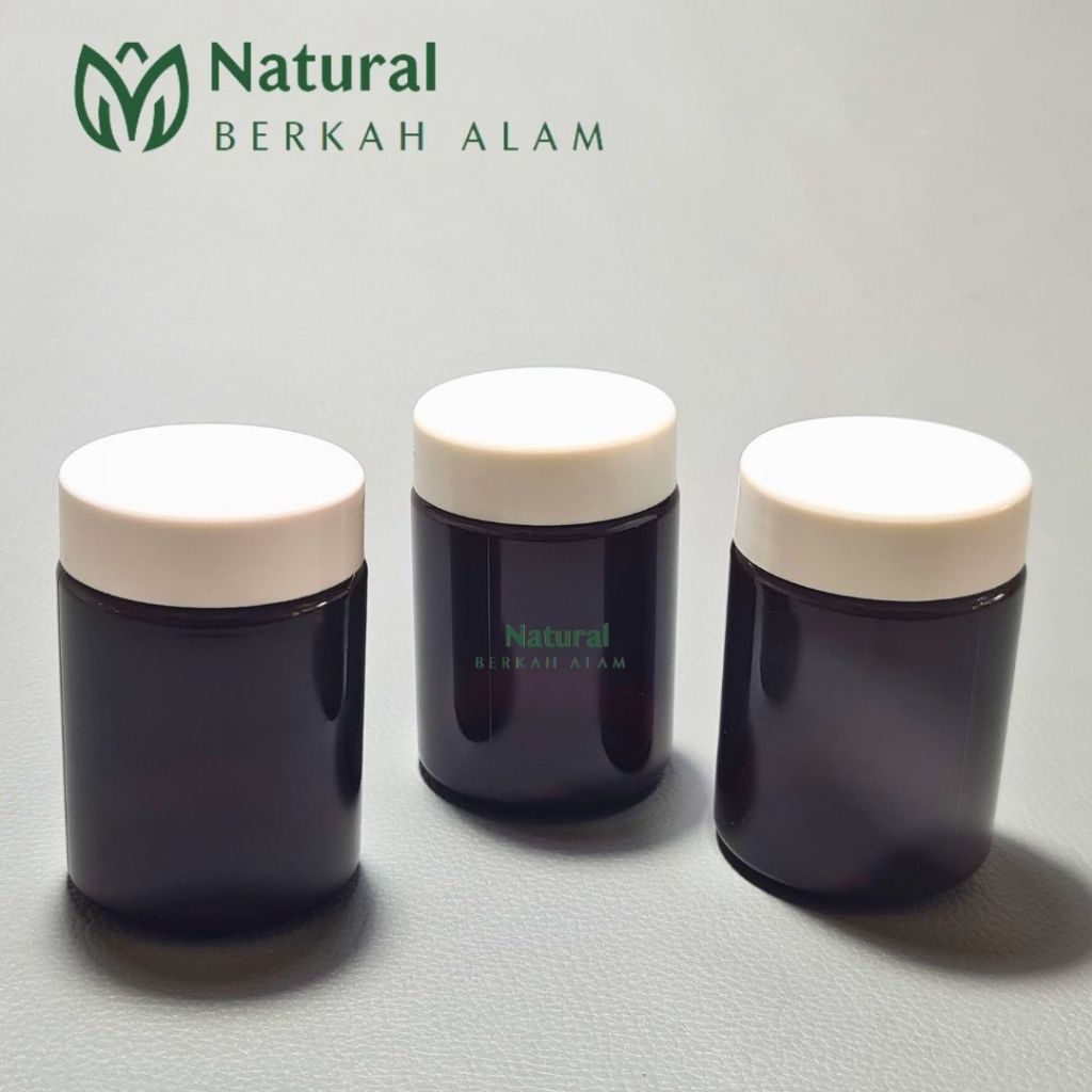 Botol 80 Ml Boncabe Amber Tutup Centrum / Botol Plastik / Botol / Botol Boncabe / Botol Bumbu / Boto