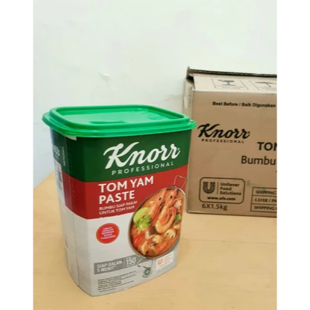 

KNORR TOM YAM PASTE / BUMBU TOM YAM / TOM YUM 1.5 Kilo Original