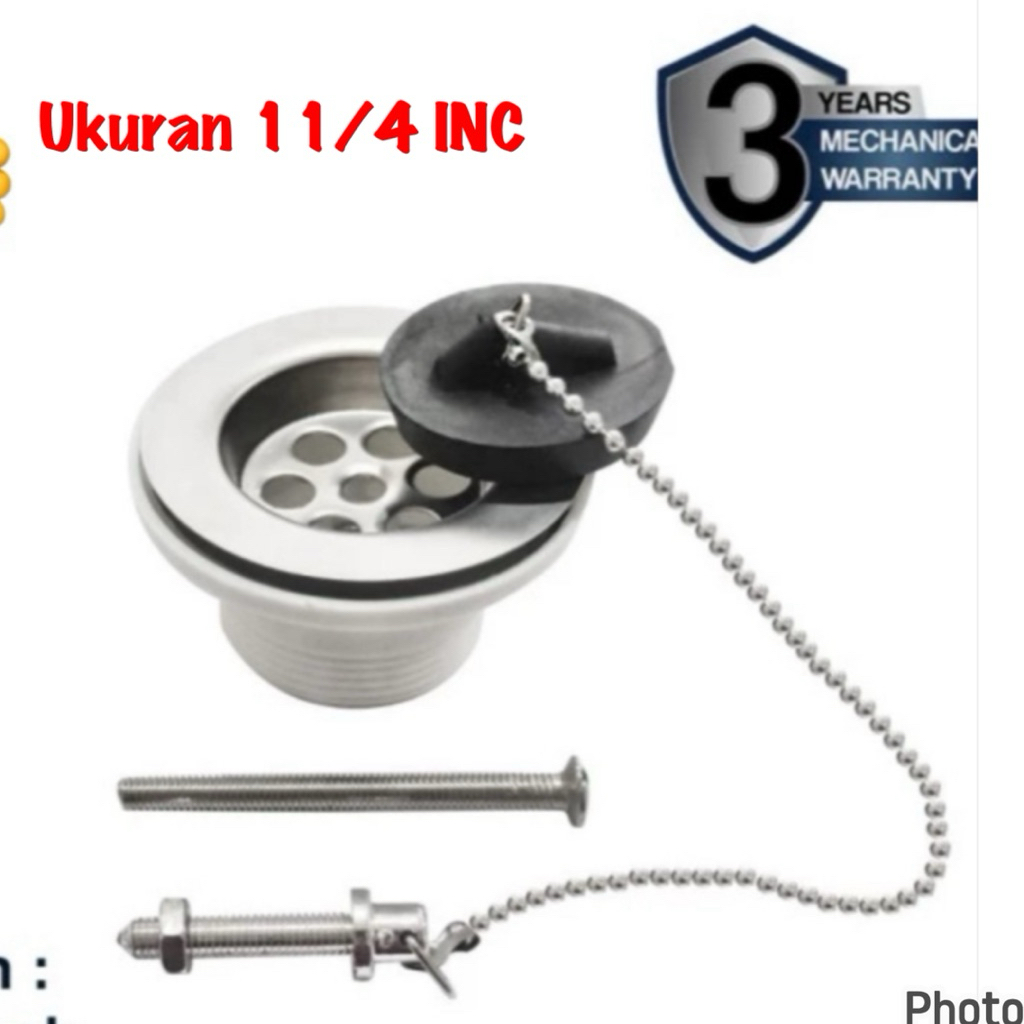 AFUR AVUR WESTAFEL 1 1/4 INC STAINLESS AFUR WESTAFEL Bak Cuci Piring 1 1/4 Inch saringan westafel uk