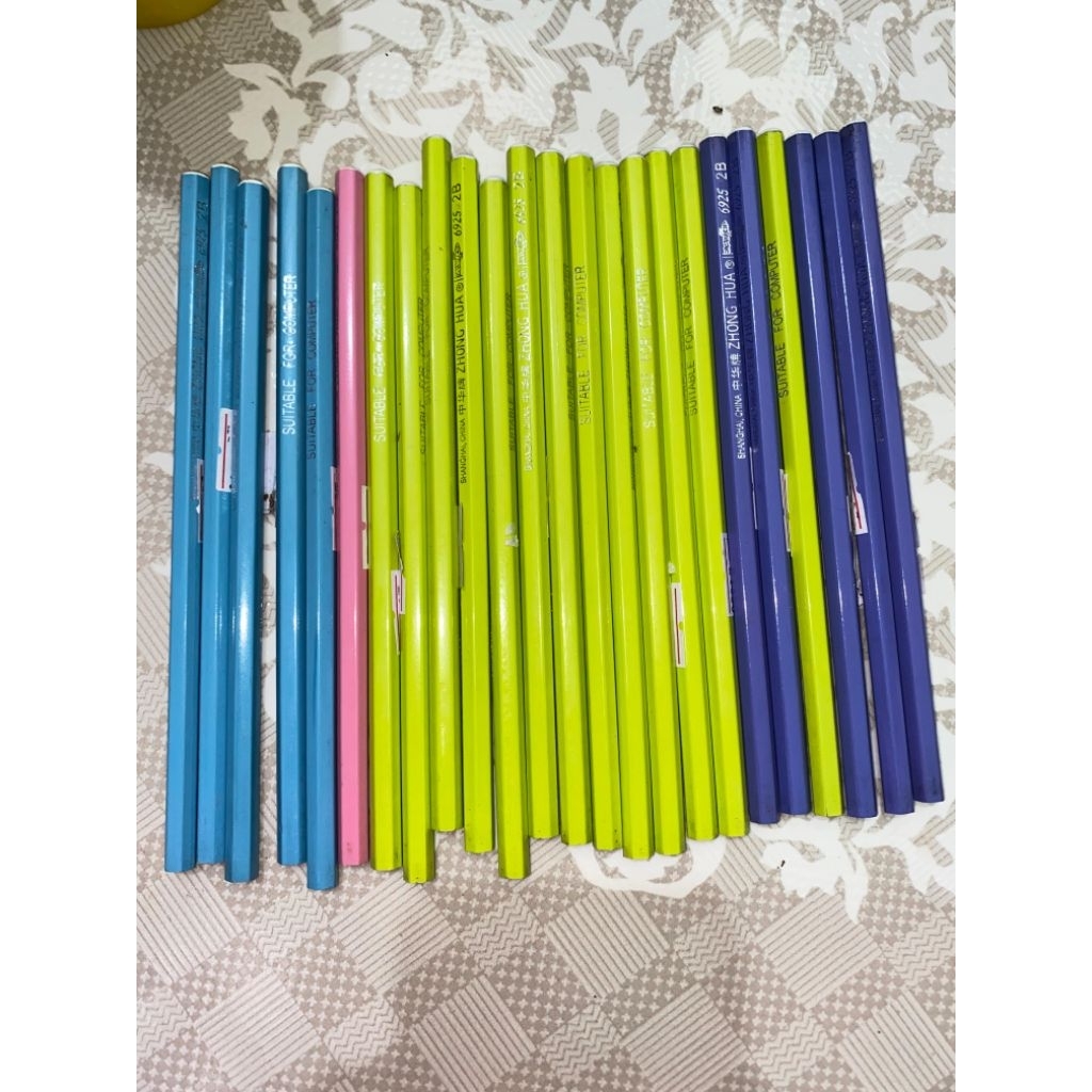 

1 pcs Pensil merek Zhong Hua dengan nomor model 6925-2B.