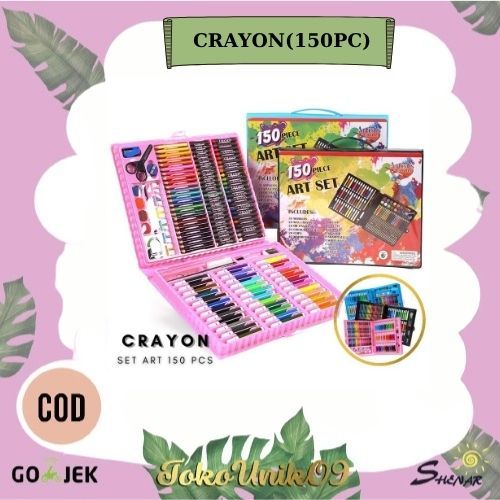 

CRAYON SET 150 PCS Lengkap dan Warna Cerah Cocok untuk Sekolah dan Seni untuk Anak