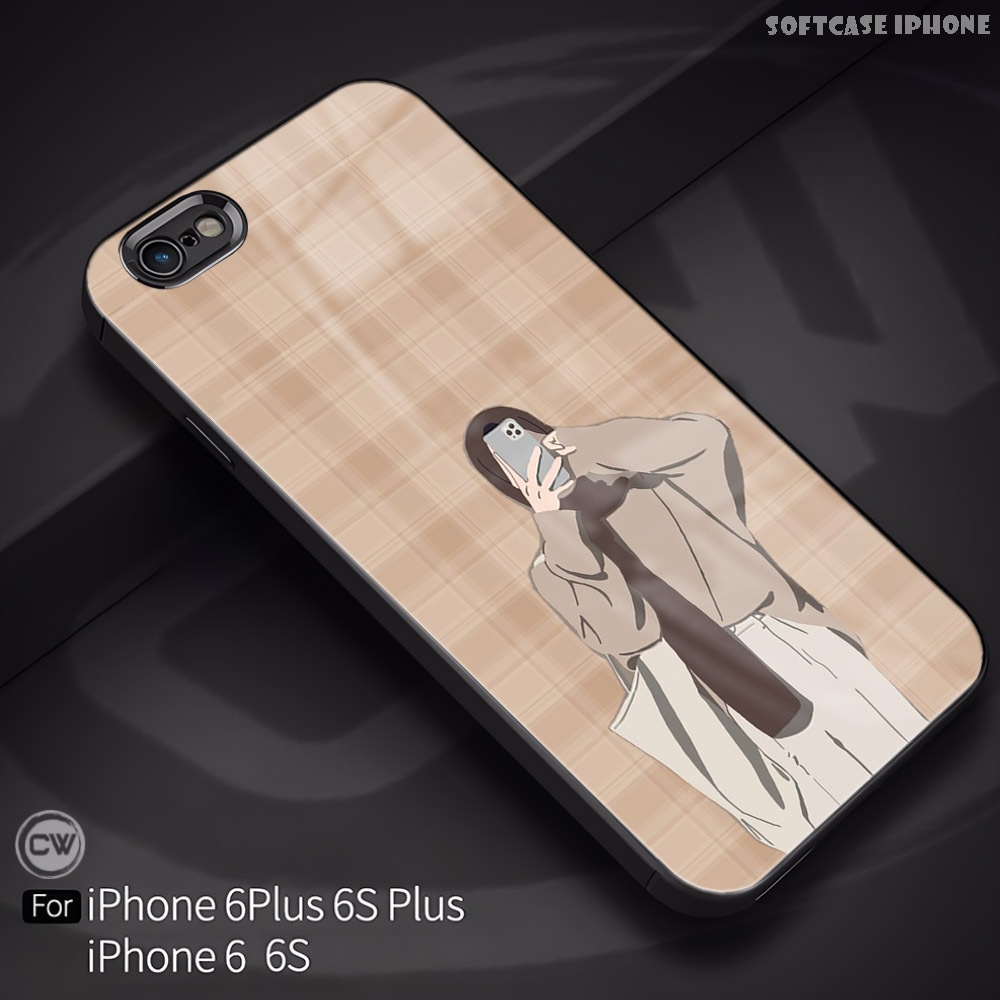 Softcase Kilau Glossy IPHONE 6 | 6S | 6S+ | 6+ | Case for IPhone 6 6s 6plus [WD49] Kesing Lucu Keren