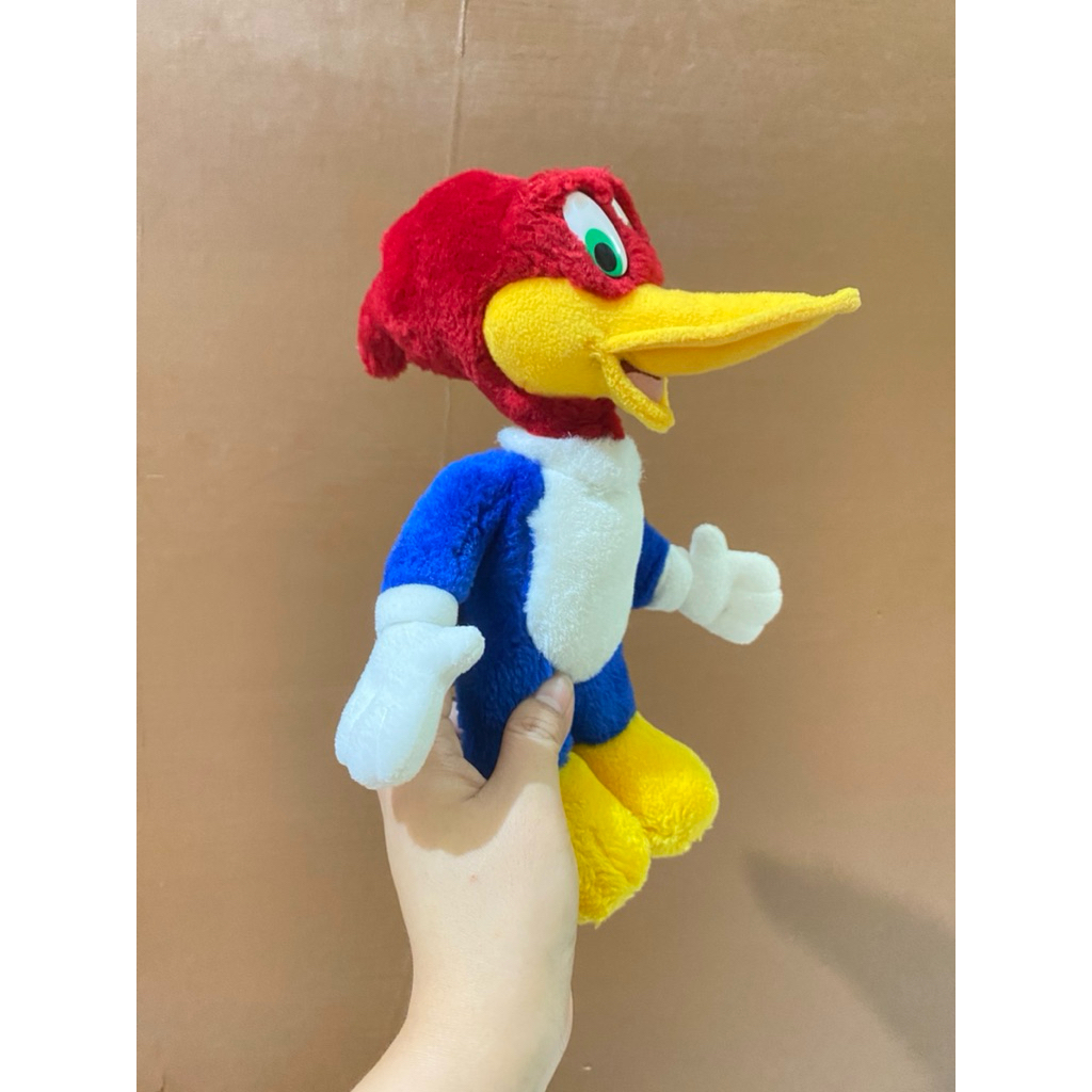 Boneka Karakter Woody Woodpecker size 25cm Original / Boneka Woody Woodpecker Original / Boneka Wood