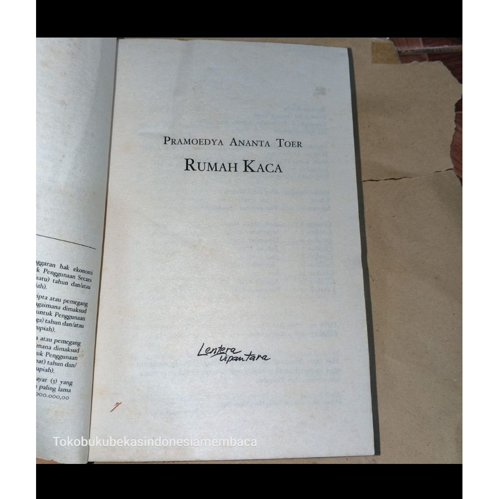 [Preloved] Rumah Kaca